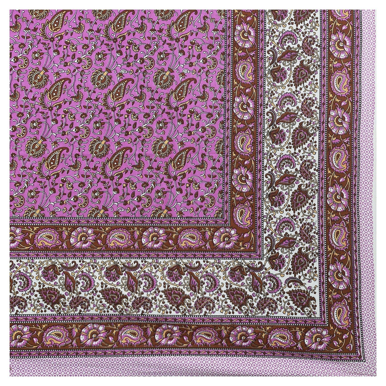 Rudra Bazaar Multicolour 210 TC Cotton Double King Bedsheet With 2 Pillow Covers