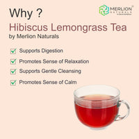 Thumbnail for Merlion Naturals Hibiscus Lemongrass Tea Bags