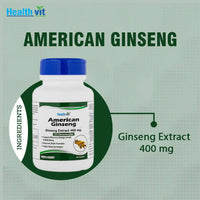 Thumbnail for Healthvit American Ginseng Capsules