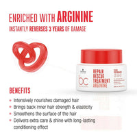 Thumbnail for Schwarzkopf Professional Bc Peptide Repair Rescue Micellar Clean Combo (Red)