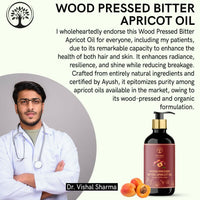 Thumbnail for Ivory Natural Wood Pressed Bitter Apricot Oil Organic & Extra Virgin For Deep Moisturization, Gentle Hydration, And Youthful Glow