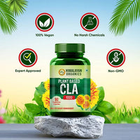 Thumbnail for Himalayan Organics Plant Based CLA 1000 Healthy Weight Management Vegetarian Capsules