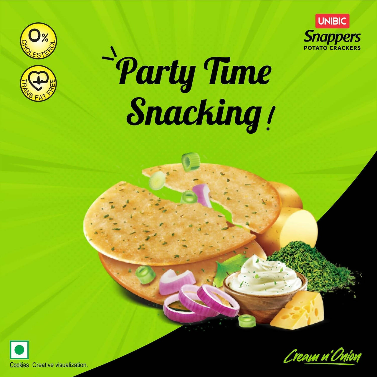 Unibic Foods Snappers Potato Crackers