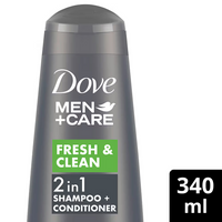 Thumbnail for Dove Men +Care Fresh & Clean 2 In 1 Shampoo + Conditioner