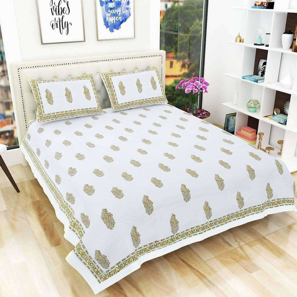 premium-hand-block-printed-rajasthani-double-bedsheet-bedspread-with-2-pillow-cover