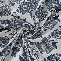 Thumbnail for Rudra Bazaar Blue 210 TC Cotton Double King Bedsheet With 2 Pillow Covers