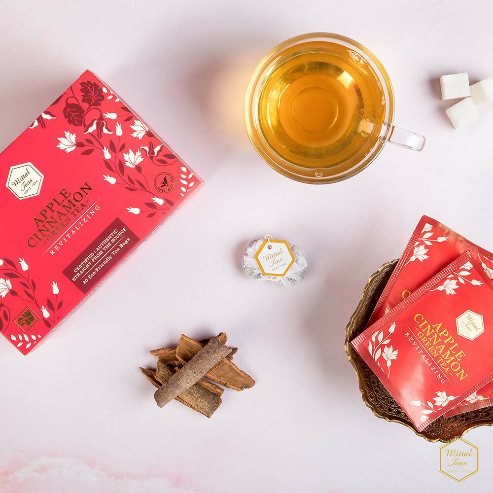 Mittal Teas Apple Cinnamon Green Tea