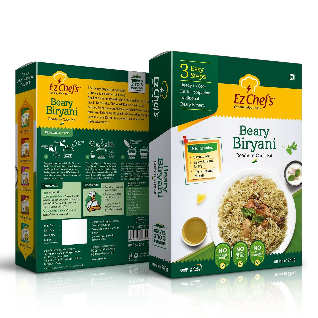 Ez Chef is Beary Biryani Kit