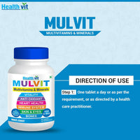 Thumbnail for Healthvit Mulvit Multivitamins and Minerals Tablets
