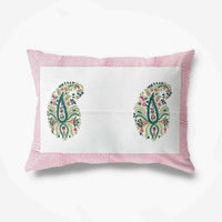 Thumbnail for Paisley Hand Block Printed Double 90x108 Inches Bedspread with 2 Pillow Covers