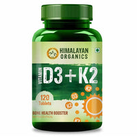 Thumbnail for Himalayan Organics Vitamin D3 + K2 Promote Healthy Bones Nutraceutical Tablets