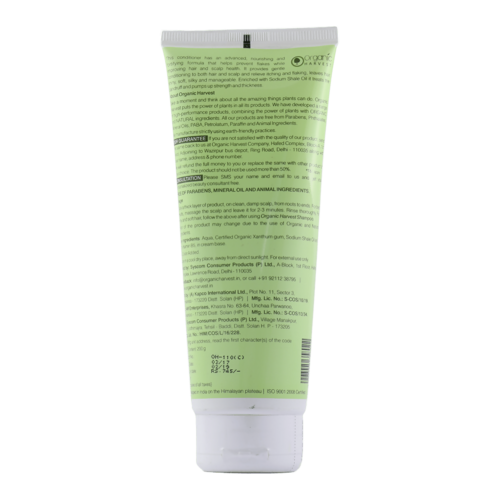 Organic Harvest Conditioner for Dandruff free Hair