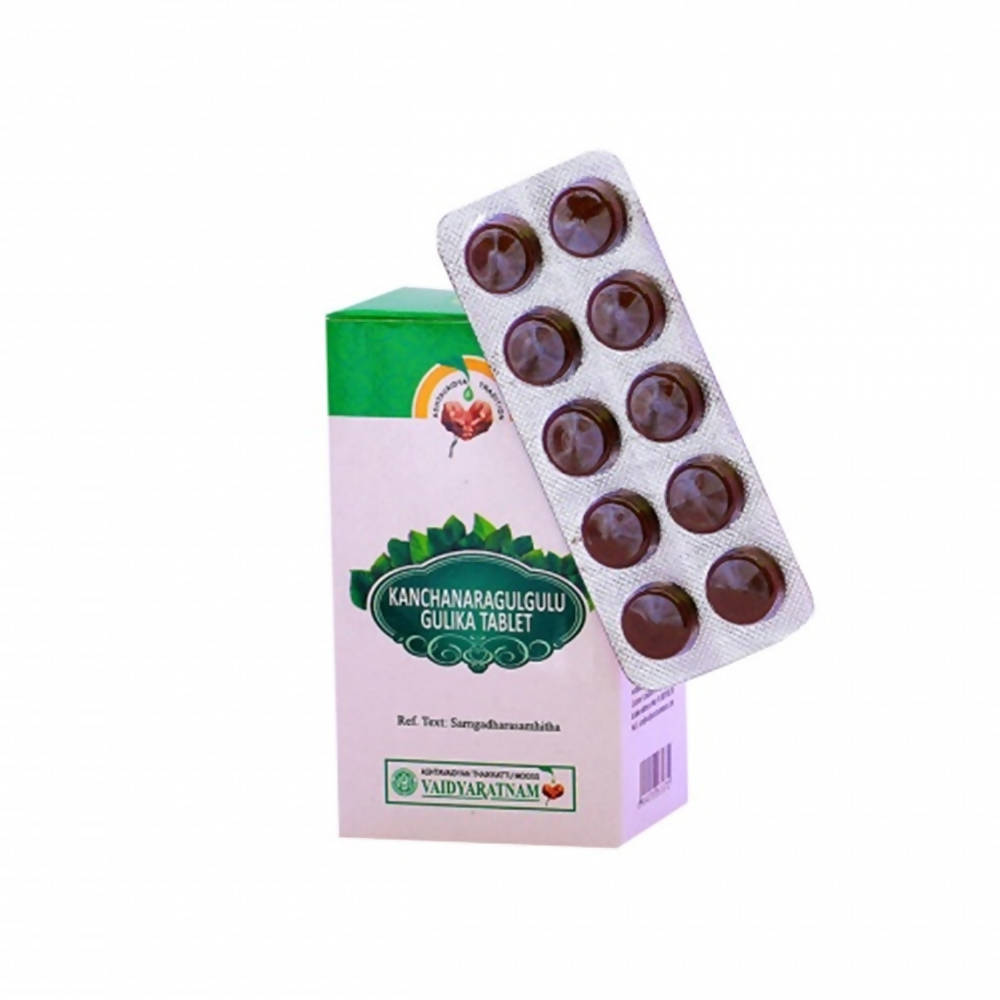 vaidyaratnam-kanchanara-gulgulu-gulika-tablets