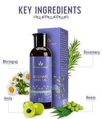 Thumbnail for Avimee Herbal Rosemary Hair Care Routine Combo: Rosemary Water Spray & Rosemary Hair Oil