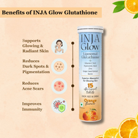 Thumbnail for Inja Glow Liposomal Glutathione Drop Fizz & Drink Effervescent Tablets