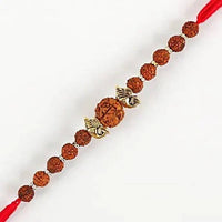 Thumbnail for Rudraksha Divinity Rakhi & Kaju Katli Box