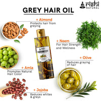 Thumbnail for Rishi Natural Anti Grey Hair Oil