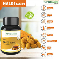 Thumbnail for Herbal Canada Haldi Tablets