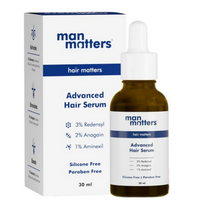 Thumbnail for man-matters-advanced-hair-serum-with-3%-redensyl,-2%-anagain-&-1%-aminexil,-rosemary-leaf-extrac