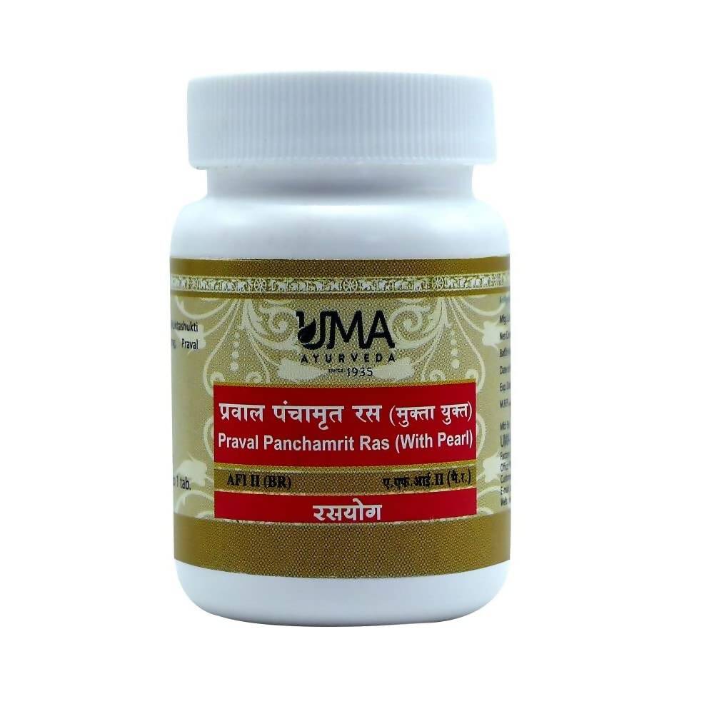 uma-ayurveda-praval-panchamrit-ras-(with-pearl)-tablets