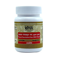 Thumbnail for uma-ayurveda-praval-panchamrit-ras-(with-pearl)-tablets