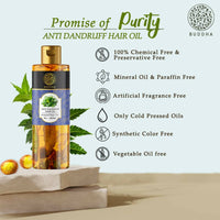 Thumbnail for Buddha Natural Anti Dandruff Hair Oil Controls Dandruff And Revitalizes Hair