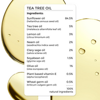 Thumbnail for Brillare Tea Tree Hair Oil with The Goodness of Lemon & Sunflower Oil Dry