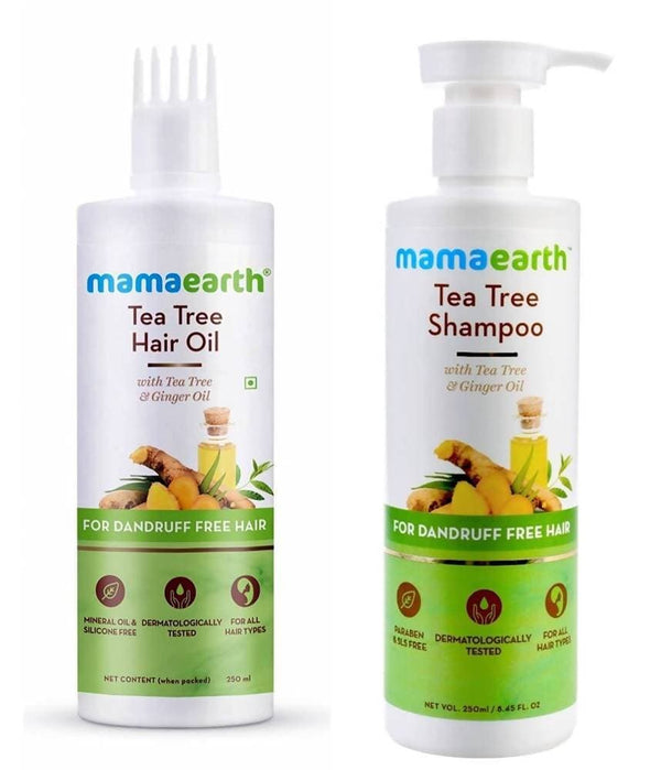 mamaearth-tea-tree-anti-dandruff-shampoo-+-hair-oil-for-dandruff-free-hair-comb