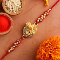 Thumbnail for Krishna With Flute Rakhi and Kaju Katli Box