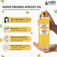 Thumbnail for Rishi Natural Apricot Oil Wood Pressed 100% Pure