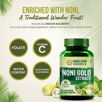 Thumbnail for Himalayan Organics Noni Gold Extract Vegetarian Capsules