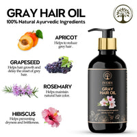 Thumbnail for Ivory Natural Gray Oil Restore Natural Black Hair And Shine