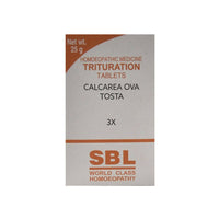 Thumbnail for sbl-homeopathy-calcarea-ova-tosta-trituration-tablet