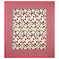 Thumbnail for Vamika Printed Cotton Pink & Multicolor Bedsheet With Pillow Covers (LEOC_CHKM_P)