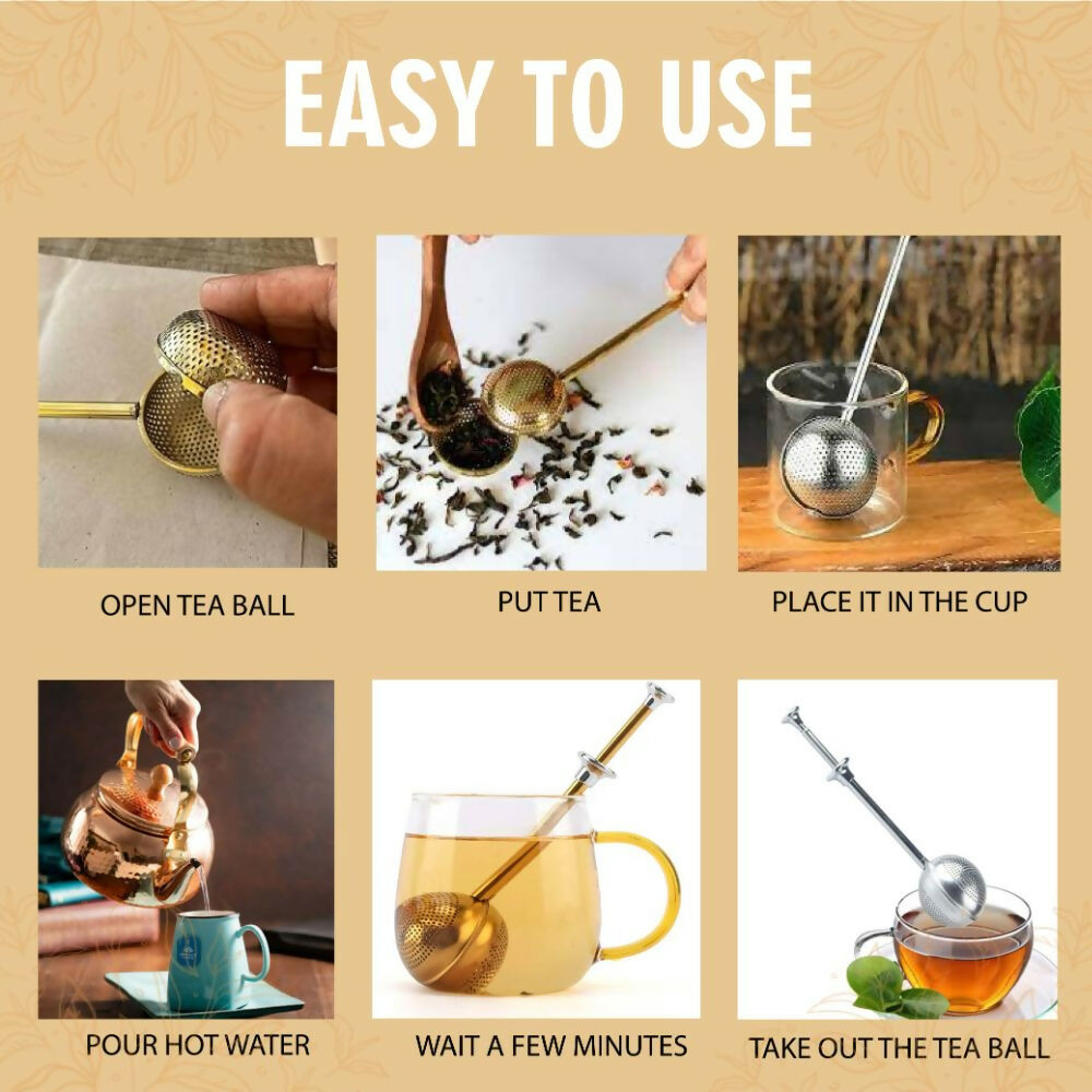 Shuddh Natural Royal Brass Strainer