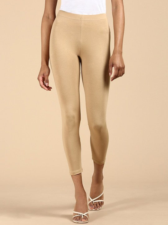 Pure Cotton Ankle-Length Leggings