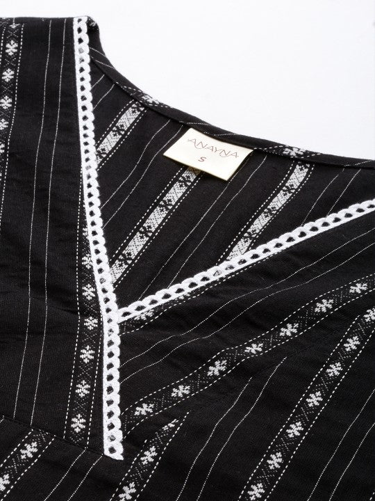 women-woven-design-striped-straight-kurta