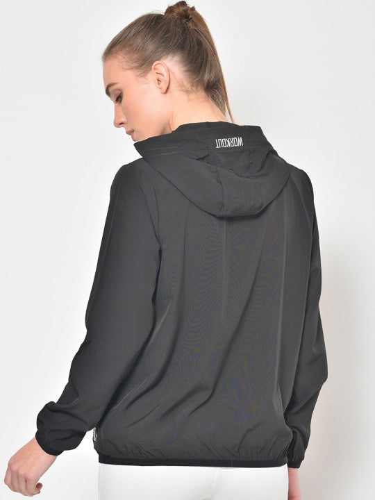 Women Colourblocked Windcheater Training or Gym Bomber Jacket