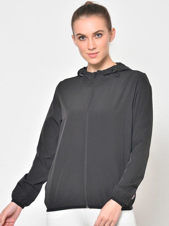 Women Colourblocked Windcheater Training or Gym Bomber Jacket