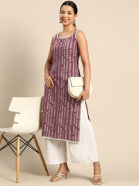 Thumbnail for Women Ethnic Motifs Printed Gotta Patti Kurta