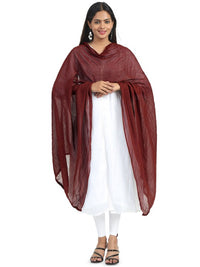 Thumbnail for Women Cotton PomPom Border Dupatta