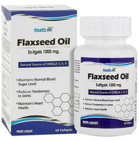 Thumbnail for healthvit-flaxseed-oil-softgel-capsules