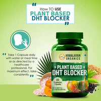 Thumbnail for Himalayan Organics Plant Based DHT Blocker Vegetarian Capsules