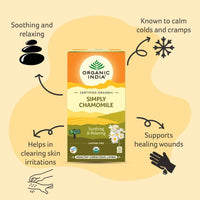 Thumbnail for Organic India Simply Chamomile Tea Bags