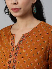 Thumbnail for Women Maroon Printed Tunic