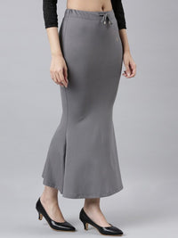 Thumbnail for Side Slit High-Rise Stretchable Viscose Saree Skirt