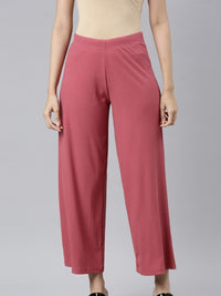 Thumbnail for Women Black Knitted Palazzos