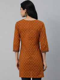 Thumbnail for Women Maroon Printed Tunic