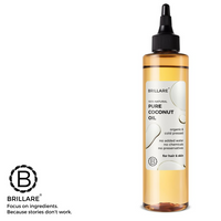 Thumbnail for Brillare 100% Natural Pure Coconut Oil Organic & Cold Pressed Hair Oil with Zero Chemicals