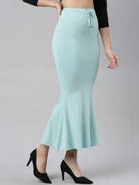 Thumbnail for Side Slit High-Rise Stretchable Viscose Saree Skirt